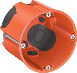 HW Geräte-Verbindungsdose luftdicht DM 68mm H61mm PP orange 