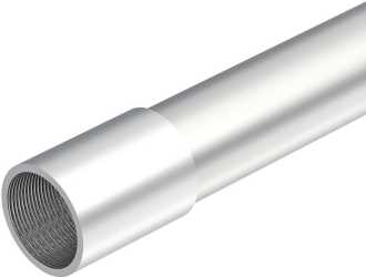 Aluminiumrohr mit Gewinde M25x1,5,3000 Alu 