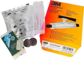 3M Scotchcast 92-NBA 2 Gießharz-Verbindungsgarnitur 0,6/1 kV 4x6-16/5x2,5-10 