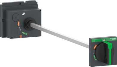 Drehantrieb mit Türkupplung schwarzer Griff, Achsenlänge 185 bis 600 mm, IP55 