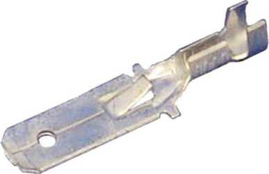 Flachstecker DIN 46343 mit Rastzunge 1,5-2,5mm² 6,3 x 0,8 CuZn 