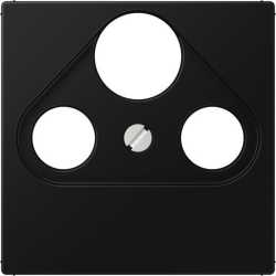 Abdeckung für Universal-Sat/BK-Dosen Serie A graphitschwarz matt 