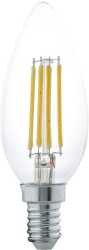 LED Kerzenlampe E14 Filament C35 4W 350lm 2700K 