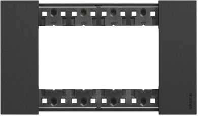 LivingNow Abdeckrahmen 4-modulig in der Farbausführung Black 