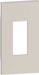 LivingNow 2-modulige Abdeckung für RJ11- und RJ45-Einsätze in der Farbe Sand 