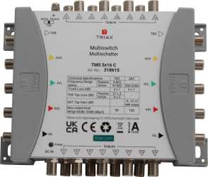 Kaskaden-Multischalter 5in/16out TMS 5x16 C 