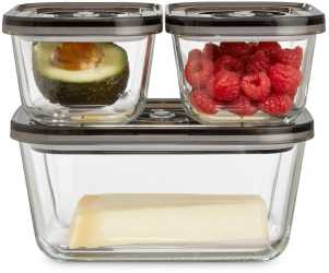 Vakuumbehälter-Set aus Glas mit Kunststoffdeckel VacuBoxx Eco-Set 