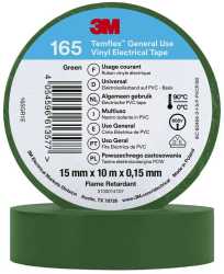Elektro-Isolierband 15 mm x 10 m Grün 