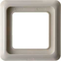 Abdeckrahmen 1-fach mit Dichtung wg Up IP44 - weiß/ glänzend 