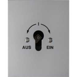 Schlüsselschalter Up für Profil-Halbzylinder Druckguss IP44 