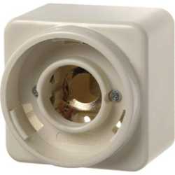 Lichtsignal E14 Aufputz weiß glänzend 