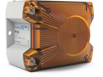 LED-Leuchte PY L-S orange 12-48DC 76cd IP66 NEMA4/4x RAL7035 