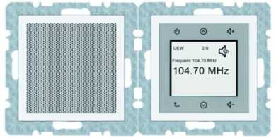 Radio Touch DAB+ Set mit LS polarweiß glänzend S.1/B.x 