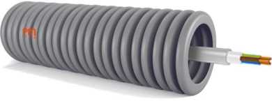 Panzerflex vorverdrahtet + NYM-J 3X 2,5 50m 