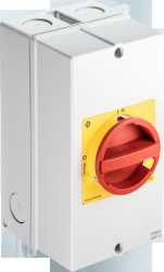 Not-Aus-Schalter 3pol+1NO/1NC AP-Gehäuse IP66 