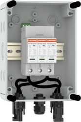 GAK Photovoltaik-Stringbox 1 MPP/1 String 1000VDC Typ 2 mit MC4-Stecker 