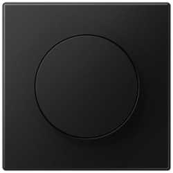 Abdeckung mit Drehknopf Serie LS graphitschwarz matt 