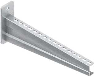 Hängestiel- und Wandausleger schwer 113x430 mm 5,0 kN Stahl 