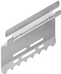 Stoßstellenverbinder mit Flachstecker für Höhe 60 mm Stahl bandverzinkt 