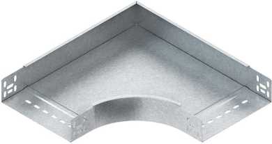 Bogen 90° für KR, 60x202 mm mit ungelochten Seitenholmen Stahl feuerverzinkt 