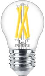 LED-Tropfenlampe MASTER LEDLuster 3,5-40W E27 927 P45 CL G 470lm 2700K DimTone 