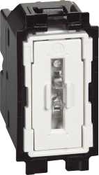 LivingNow Schließertaster mit Steckklemmen in 1-moduliger Ausführung 