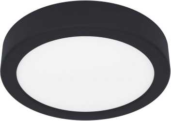 Aufbauleuchte FUEVA 5 11W LED 1350lm 3000K IP44 M160 schwarz/weiß 