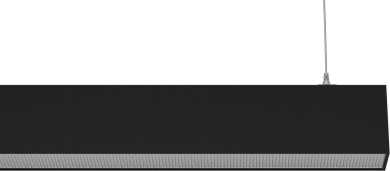 Profil-Hängeleuchte Line50 1411mm 940 dir/indir. schwarz microprismatisch 