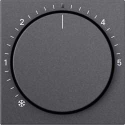 Abdeckung Raumtemperaturregler Kontroll System 55 Anthrazit 