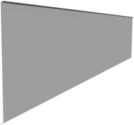 Windschottblech oben 15 Grad 2.0 