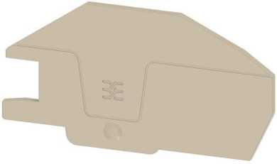 Abschlussplatte AEP ITB 16 BB 2C dunkelbeige 