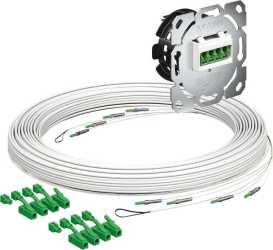 Teiln.Anschl. Gf-TA E3S Connect 4xF LC/APC DX L=20m Gf-GV UP 