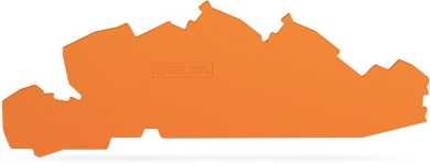 Abschluss- und Zwischenplatte stärke 1 mm orange 