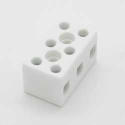 Keramikklemme 10mm² 3-polig 