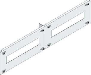 Blenden Teilungs-Set Breite C Metall, mittig geteilt 