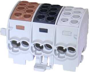 Hauptleitungsklemme ZK 35/3 3X4 AL/CU 