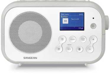Radio DPR-42BT DAB+ Bluetooth Nickerchen-Timer weiß / grau 