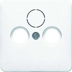 Abdeckung bruchsicher für Antennen-Steckdose und SAT-TV-Steckdose 