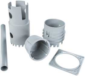 Wärmedämmungsdose inkl. Bohrer für nachträg. Einsatz in WDVS 