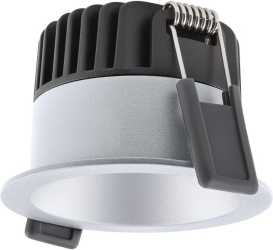 Einbaustrahler SPOT DARKLIGHT 8W 930 PS DIM IP44 silber 
