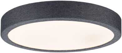 LED Panelleuchte Albia Fabric IP44 15W 3000K 300mm grau 
