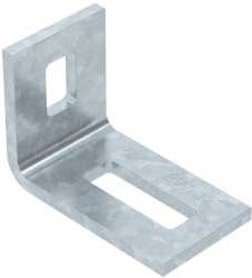 Befestigungswinkel 70x50x40 mm Stahl tauchfeuerverzinkt 