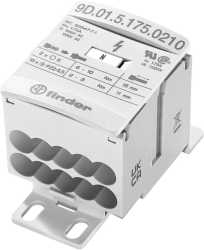 Energie-Verteilerblock 175 A für Tragschiene 35 mm - 2 Eingänge / 10 Ausgänge 