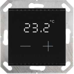 KNX Cala T 101 Raumtemperaturregler tiefschwarz 