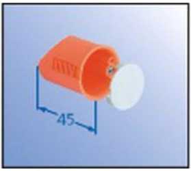 Hohlwand Wandleuchten-Anschlussdose luftdicht 