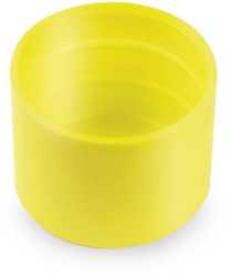 Verschlusskappe aus PE gelb 