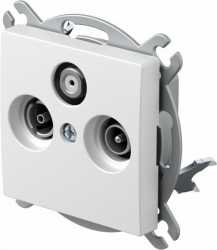 Steckdose SAT-TV-R-Enddose 3dB weiß 10 Stk. 