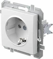 Steckdose Schuko 2P+E 16 A 250 V BV weiß 
