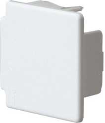 Endstück zu LF 40x40 mm verkehrsweiß 