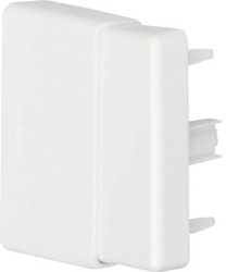 Endstück einstellbar zu LF/LFF/LFH (30,40,60)x60 mm verkehrsweiß 